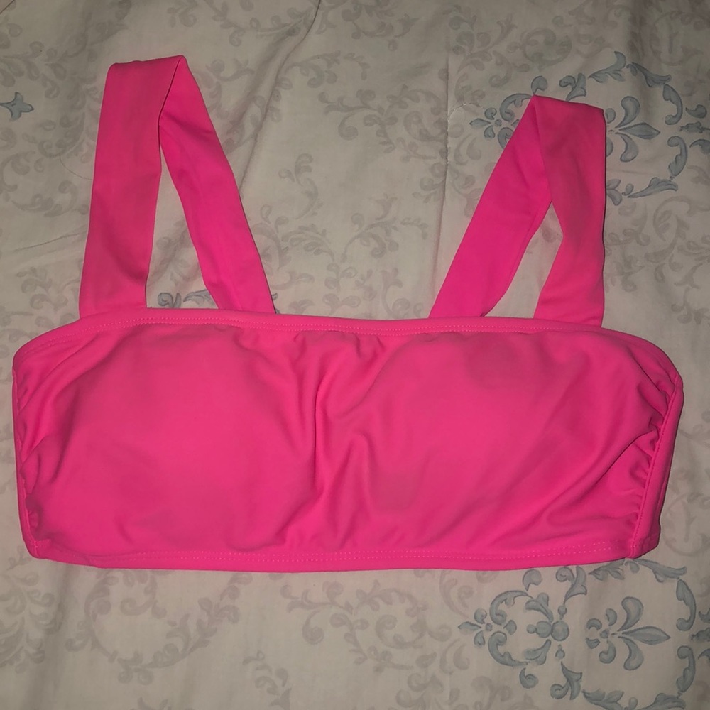Hot pink swimsuit
